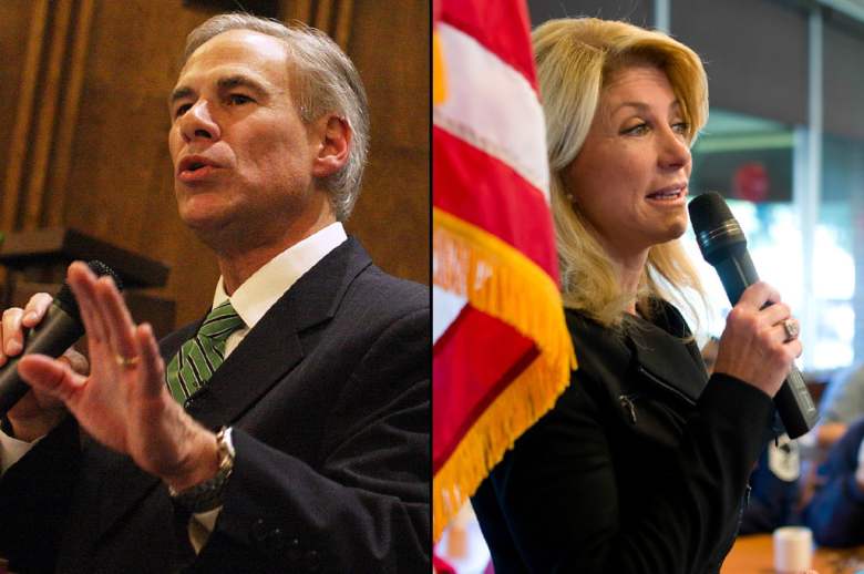 Greg Abbott, then a candidate for governor and now the governor-elect, spoke at a NE Tarrant Tea Party meeting at Concordia Lutheran Church in Bedford on Nov. 12, 2013. State Sen. Wendy Davis, who was also running for governor, spoke to veterans at Luby's in Forest Hill the day before.