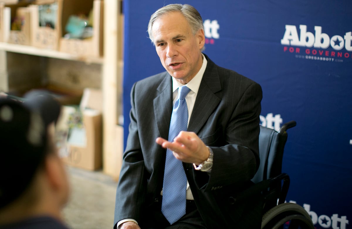 Gov. Greg Abbott is shown in November 2015 proposing reforms against "sanctuary cities" that he wants Texas lawmakers to consider in the 2017 legislative session.