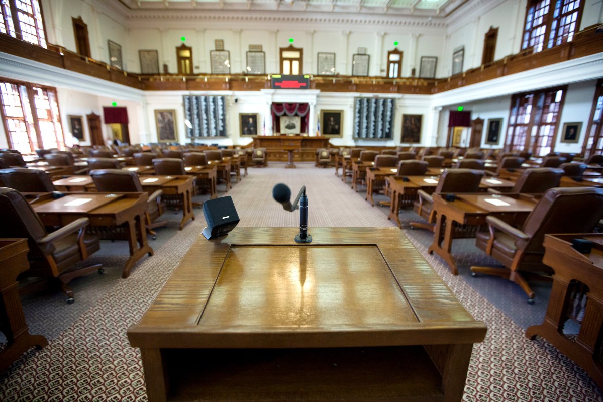 Texas House of Representatives chamber Nov. 20, 2018.