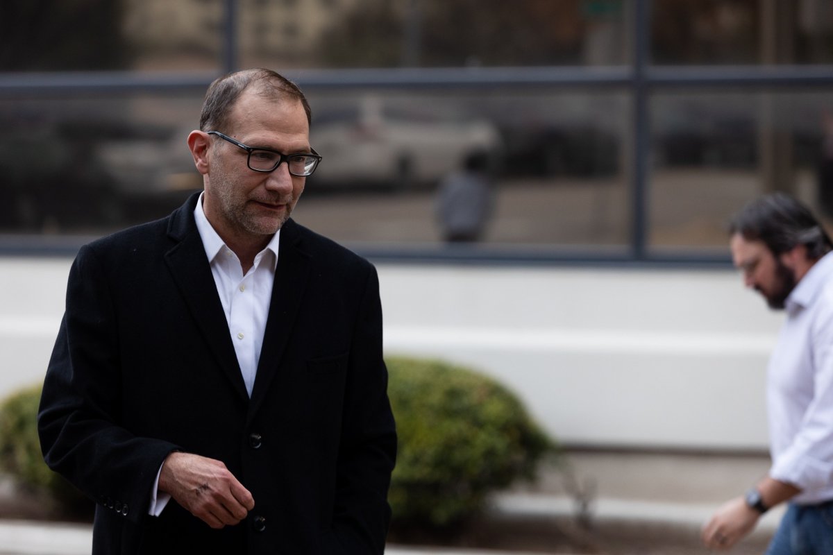 State Sen. Charles Schwertner, R-Georgetown, leaves the Travis County Jailhouse in Austin on Feb. 7, 2023.