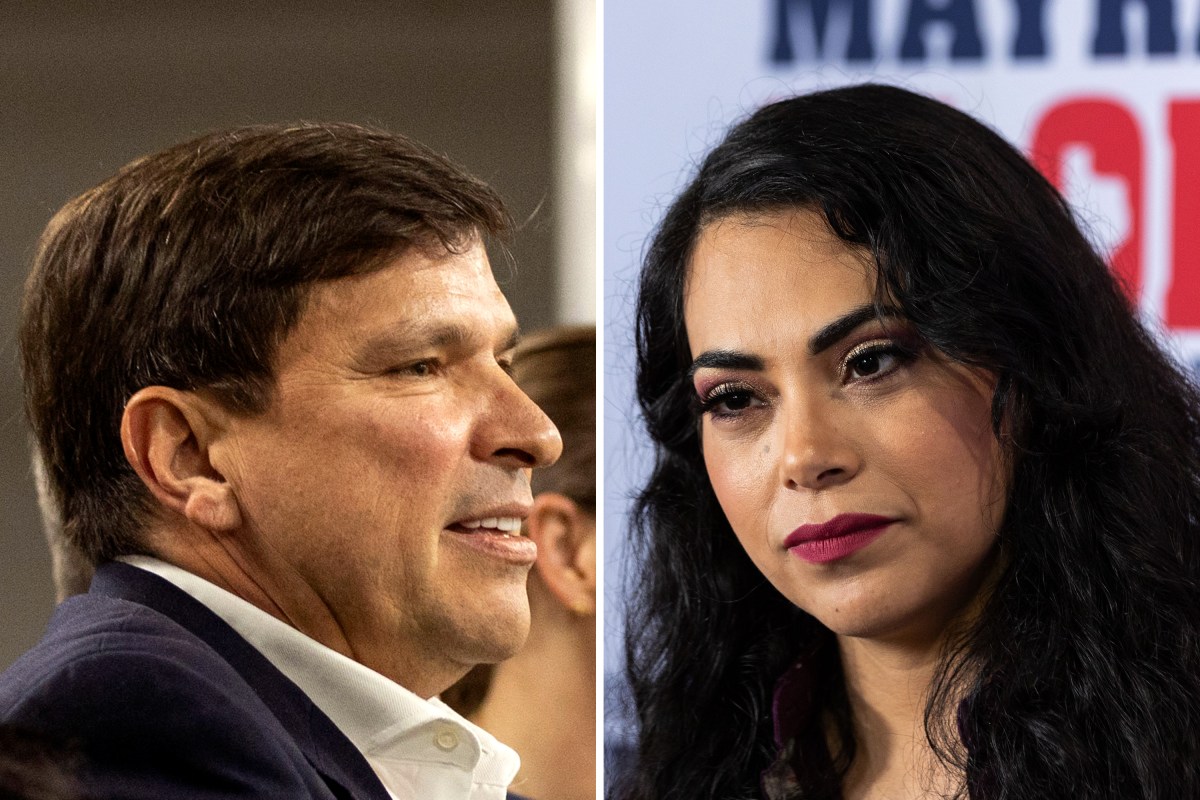 From left: U.S. Rep. Vicente Gonzalez, D-McAllen, is facing a challenge from former U.S. Rep. Mayra Flores in Texas' 34th Congressional District. Flores briefly represented the district after winning a special election in July 2022.
