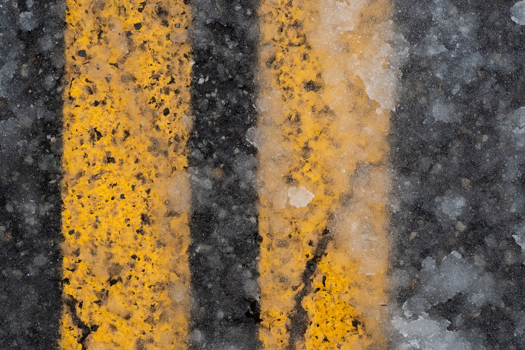 A blanket of ice formed over Longview streets as the winter storm entered East Texas on Saturday.