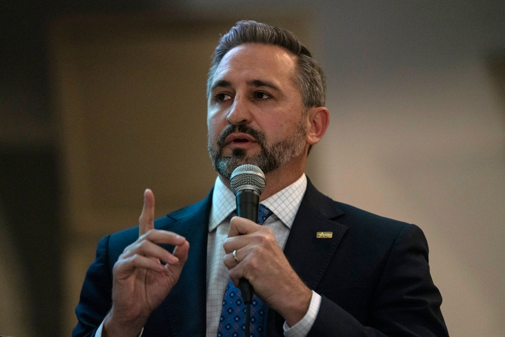 Victor &ldquo;Seby&rdquo; Haddad, democrat primary candidate, speaks during a House District 41 Debate at the University of Texas Rio Grande Valley in Edinburg, Texas on February 11, 2026. Gabriel V. C&aacute;rdenas for The Texas Tribune
