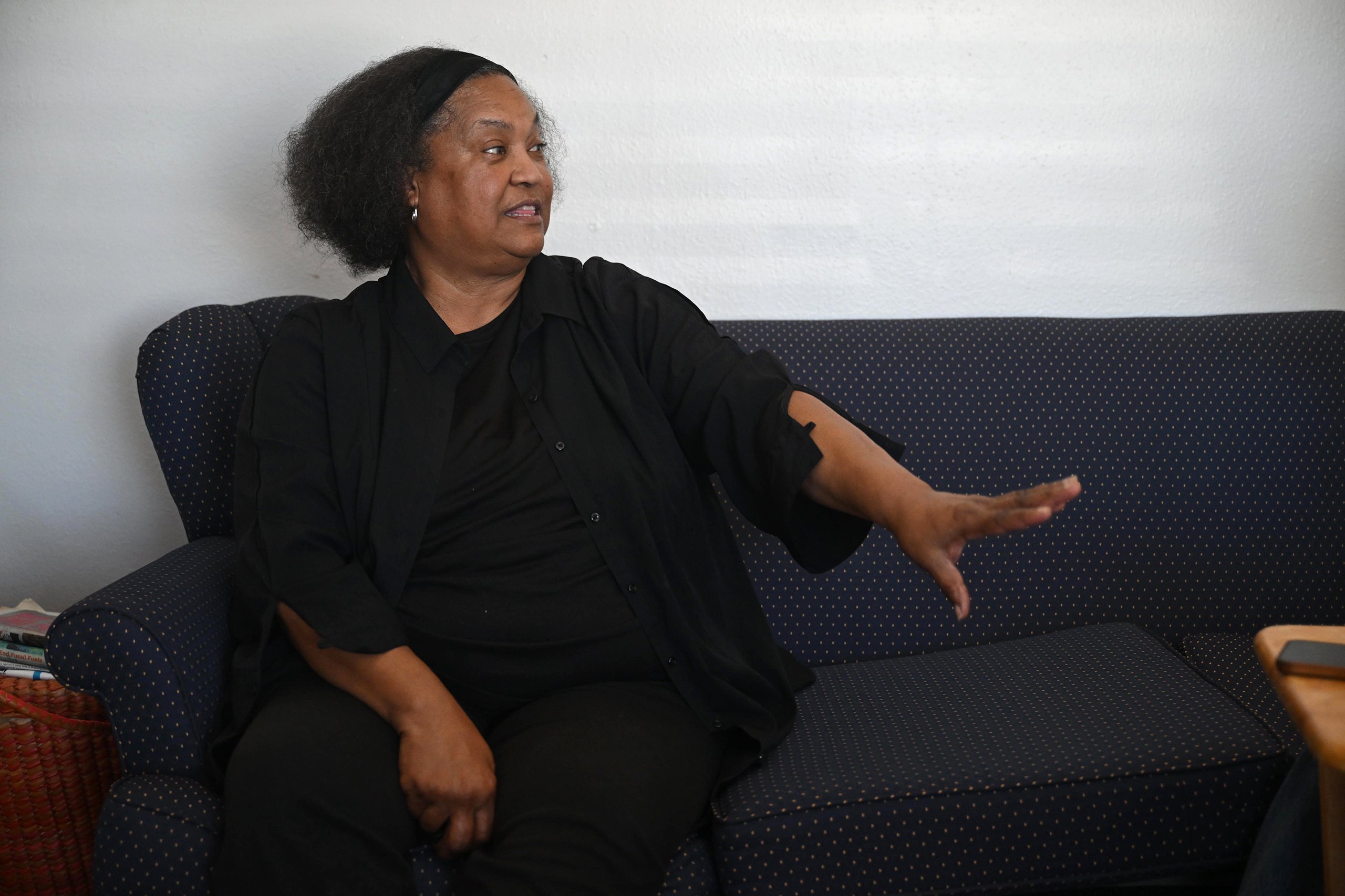 For the Greater Good member Monna Lytle says Corpus Christi's water restrictions are unfair to community residents like her and others.