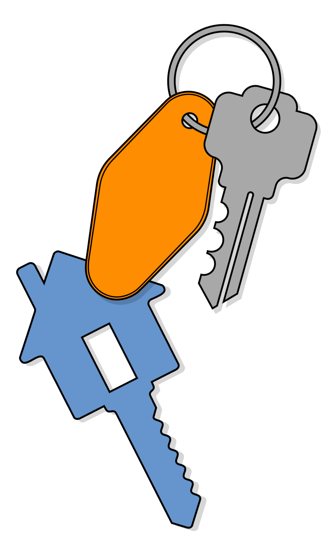 An illustration of keys.